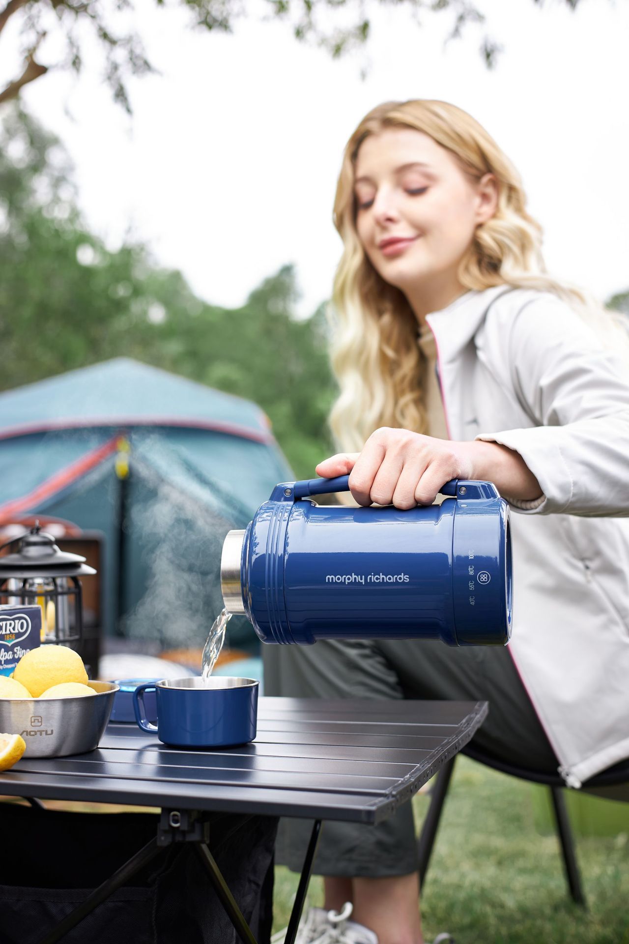 摩飞烧水杯mr6061便携式烧水壶旅行热水壶办公室恒保温杯电热水杯