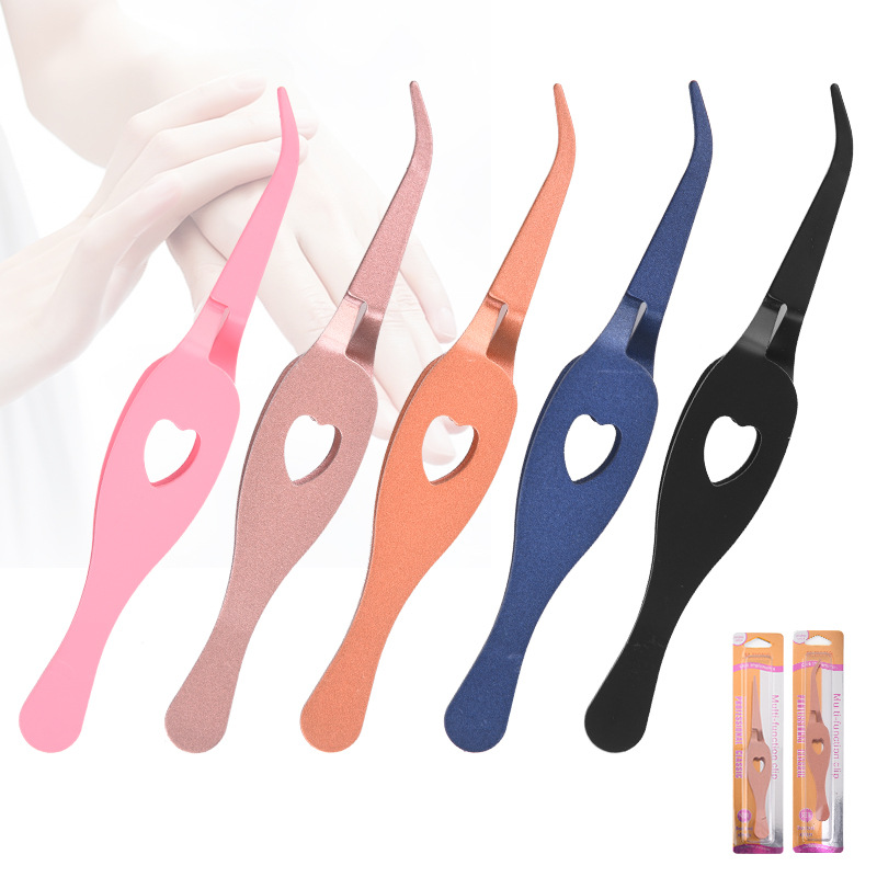 factory nail shaping clip shaping tweezers stainless steel shape clip extension tweezers dead skin push nail remover shaping pliers