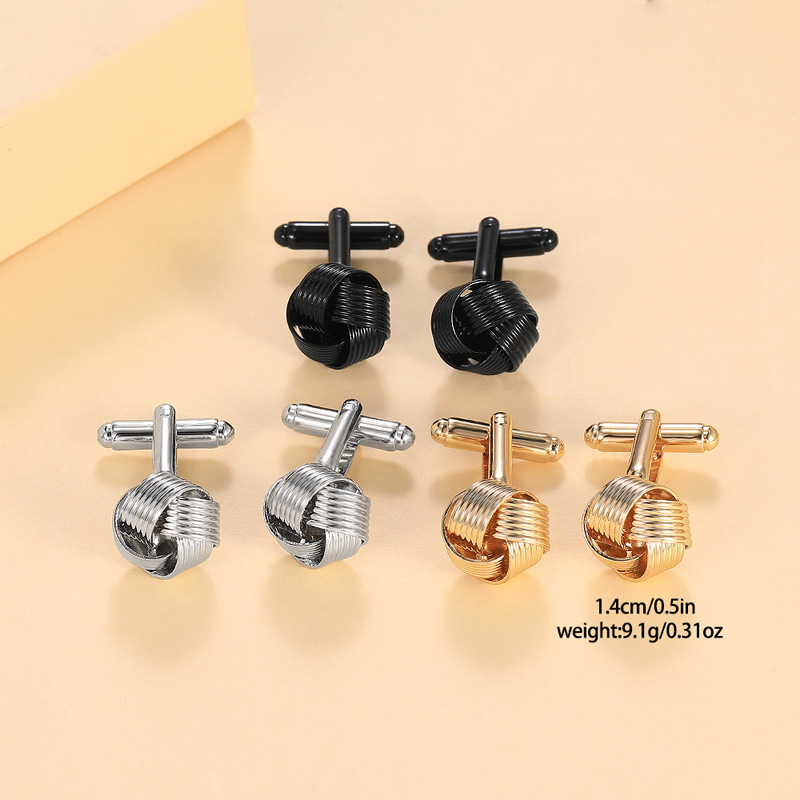 跨境优选袖扣合金电镀时尚百搭袖扣男女同款衬衫西装袖扣金属袖扣