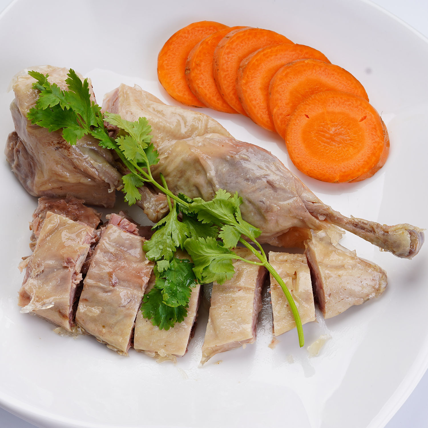 南京樱桃谷桂花风味盐水鸭1000g 卤味板鸭夫子庙特产清真熟食