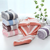 new pattern Double color Wide stripes Warp Coral Dry hair cap fibre water uptake thickening Shower cap Towel dry hair wholesale