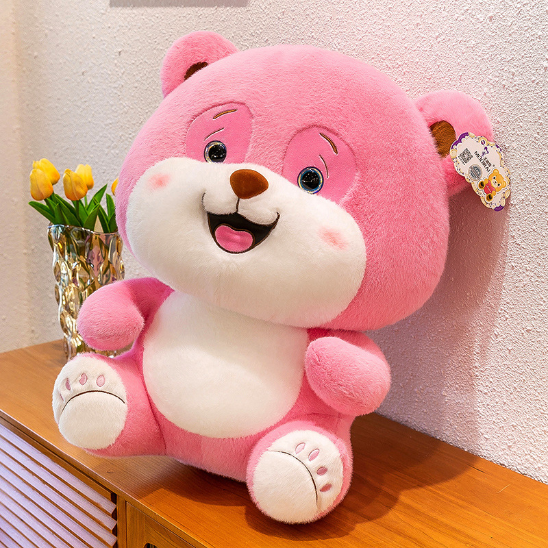 pink plush toy huggy bear doll teddy bear plush toy birthday gift for girl friend ragdoll wholesale