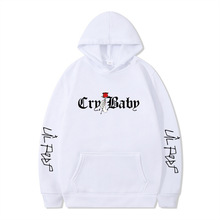 跨境亚马逊新品 美国rap歌手 lil peep 衫男女士加绒连帽卫衣