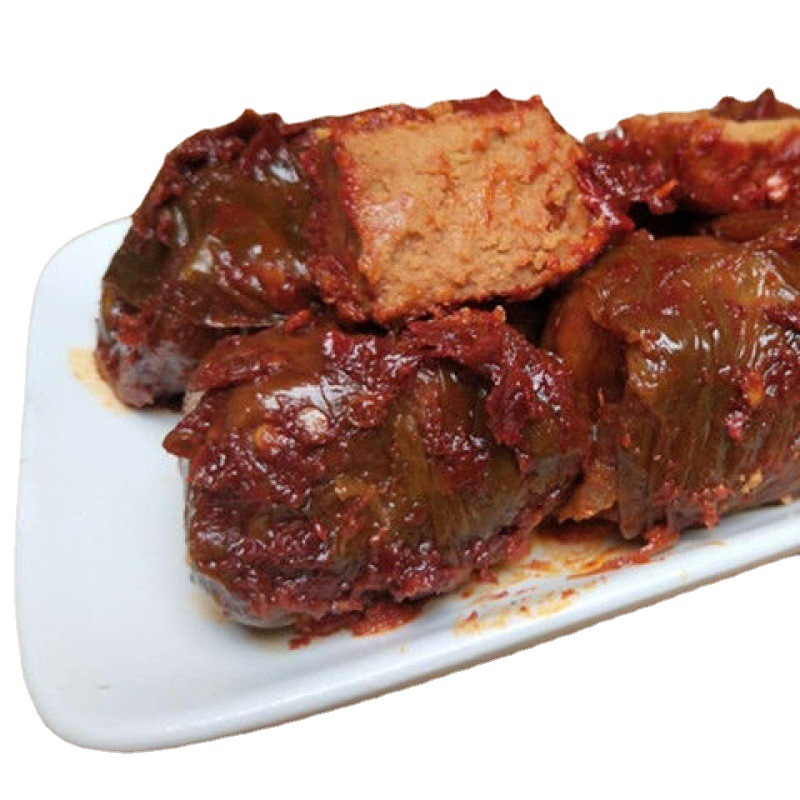 包菜豆腐乳12斤 四川特产白菜腐乳 包菜叶红豆腐霉豆腐餐饮散装