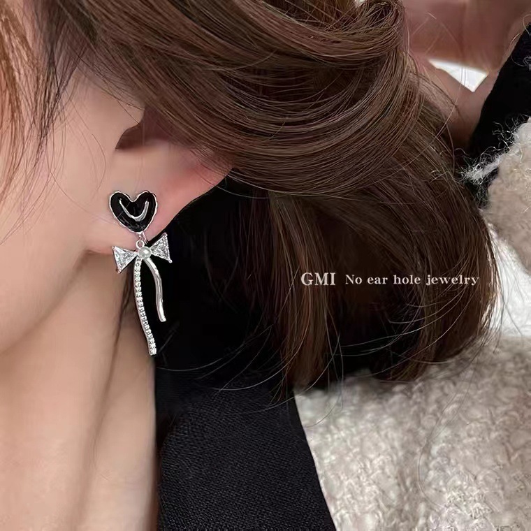 Zircon Stud Earrings Sterling Silver Needle Earrings for Women Korean Style All-Matching Trendy Ear Rings Wholesale