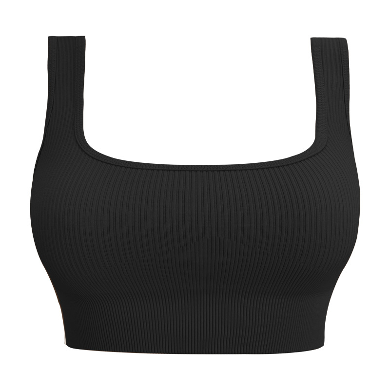 Yoga Clothes Workout Beauty Back Bra Yoga Sports Underwear Vest Women's Top Bra Shockproof with Chest Pad Outer Wear Summer