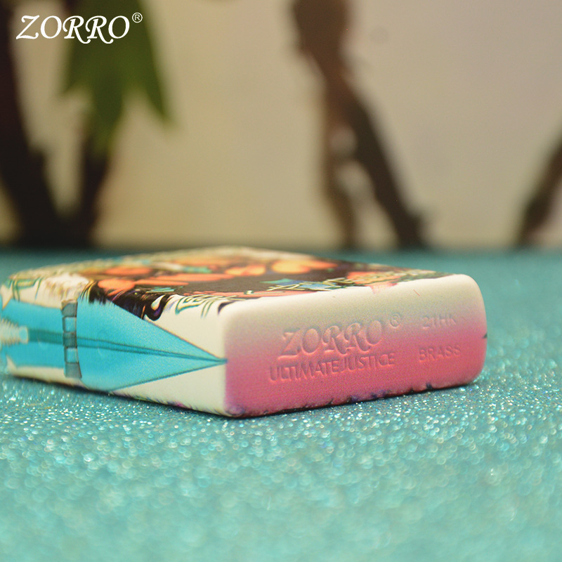 zorro佐罗官方才艺正版织田性感美女创意个性煤油火机收藏批发