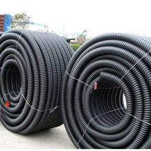 加工定制碳素波纹管穿线预埋碳素管黑色pE盘管HDPE碳素管电缆护管