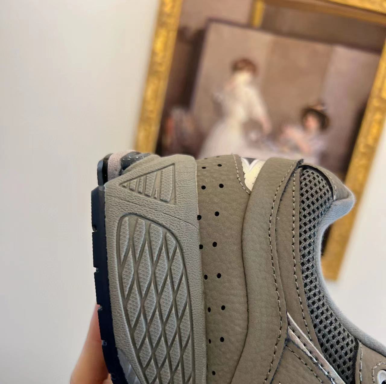 101802 复古百搭王休闲运动网鞋