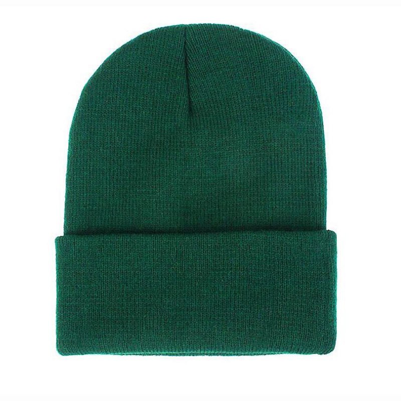 Spot All-Matching Sleeve Cap Autumn and Winter Warm Wool Hat Light Board Knitted Hat Solid Color Pullover Beanie Hat Wholesale