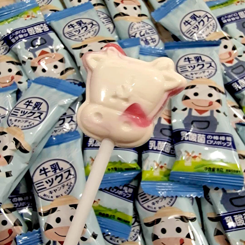 小牛顿乳酸菌牛头棒棒糖散装称重500g喜糖糖果小朋友爱吃的零食