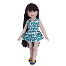 2021新款跨境直供18寸美国女孩娃娃衣服泳衣系列活力可爱风格夏芙