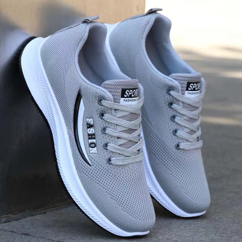 Men's Shoes 2023 New Soft Bottom Comfortable Running Casual Shoes Fly-Knit Sneakers Men's Casual Shoes Factory Wholesale