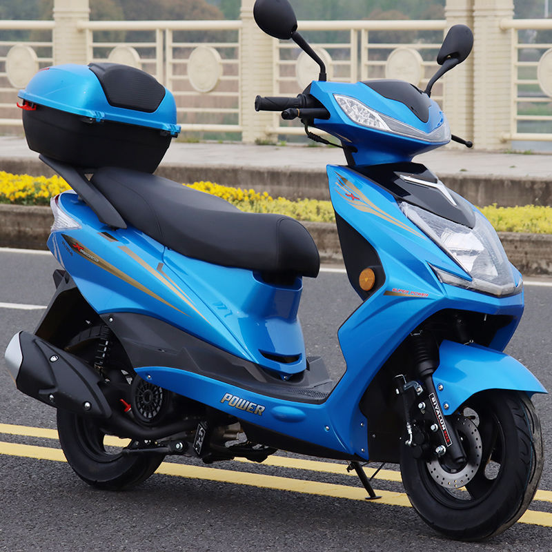 新款超级鹰125踏板车摩托车国四电喷燃油车迅鹰尚领加油助力车