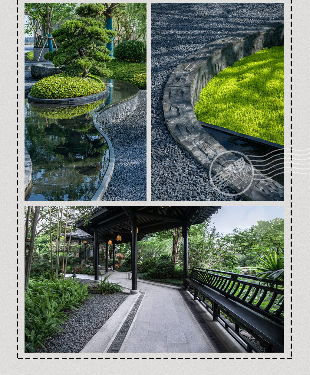 砾石 日式枯山水造景砾石是否跨境出口专供货源否规格5-8mm系列细砾