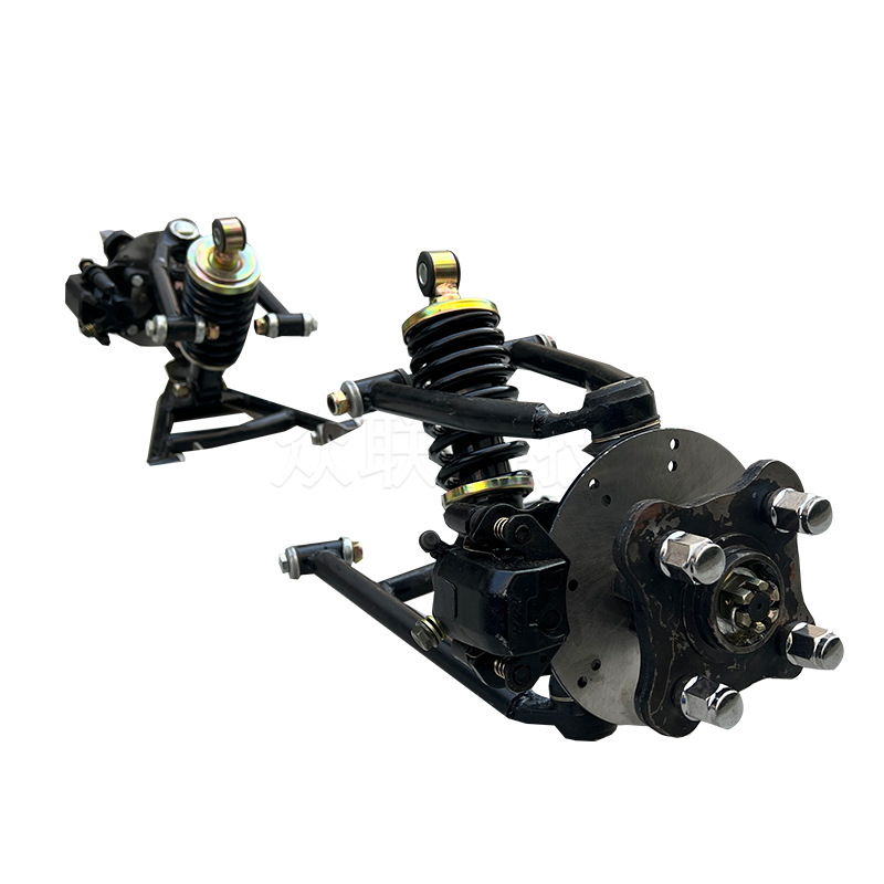 智能电动四轮车观光旅游沙滩车用双叉臂多连杆前独立悬架越野改装