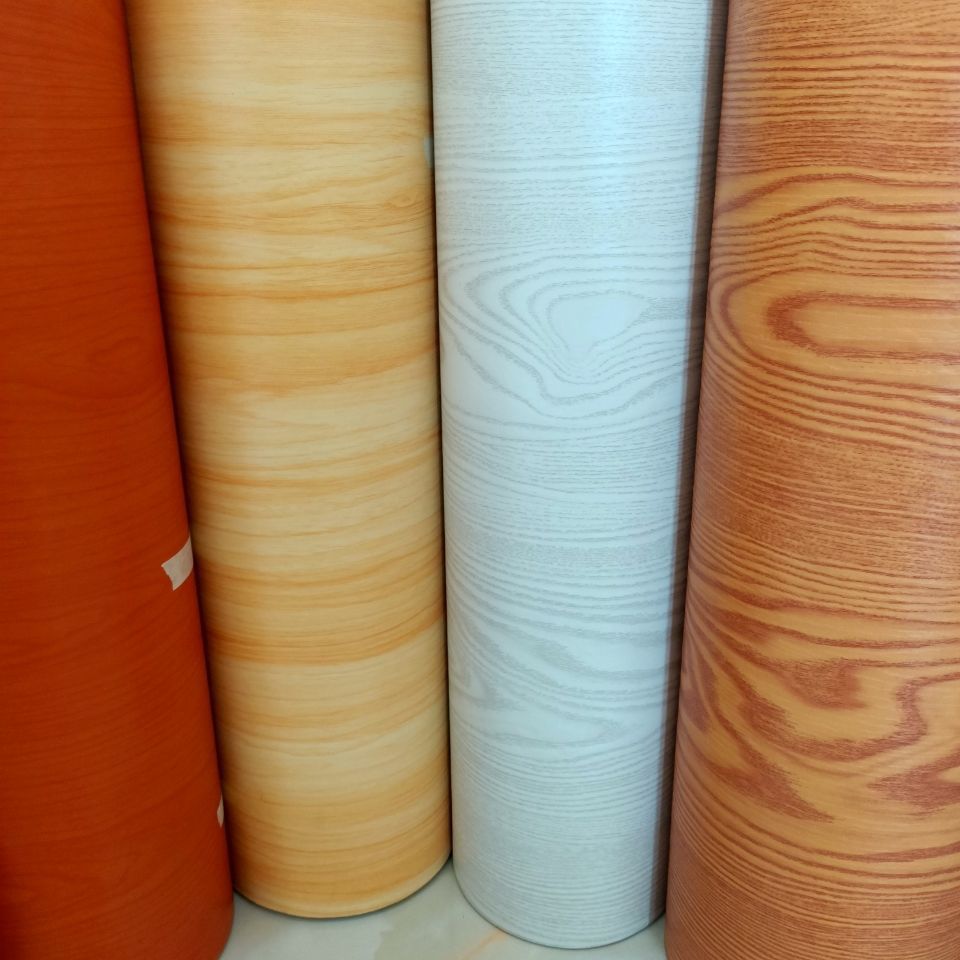 pvc自带胶免漆防水木纹贴纸贴皮家具衣柜木纹墙贴纸