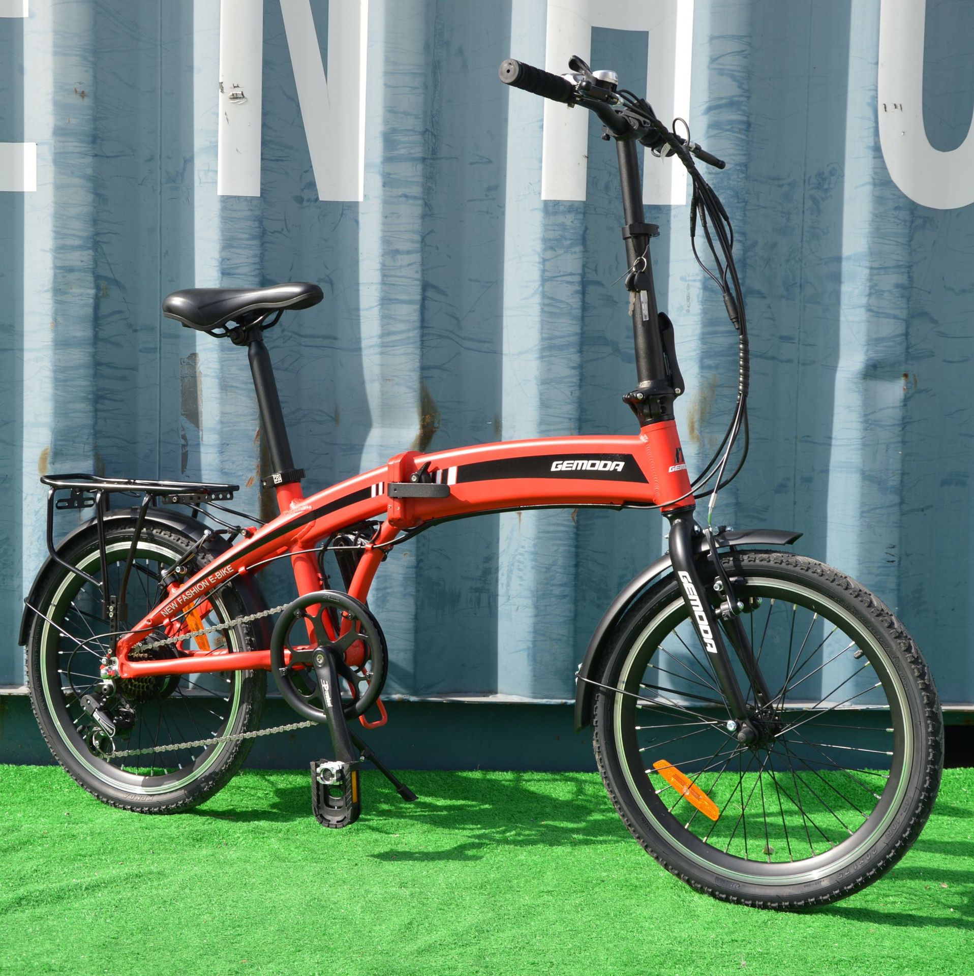 20寸铝合金折叠锂电自行车日本变色v刹车350w电机13a电池液晶仪表