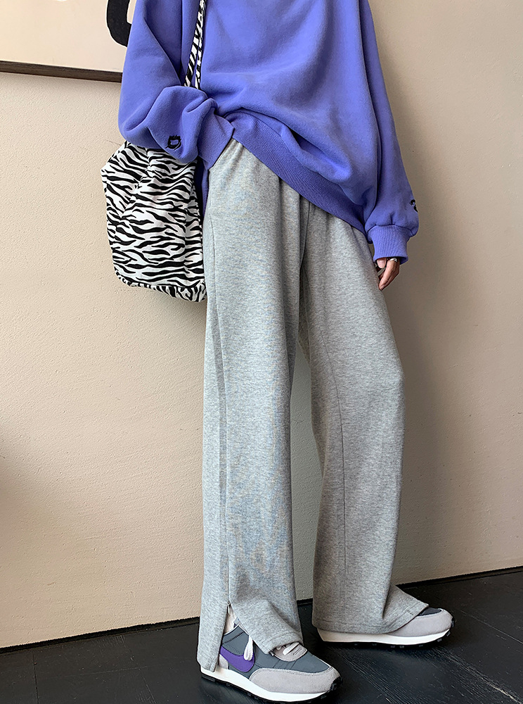 下摆女装裤子图片