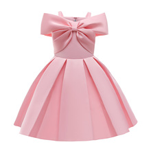 女童连衣裙外贸新款白色童装粉色夏装吊带裙洋气公主裙儿童礼服裙