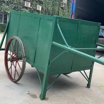 街道小区公园环卫保洁双轮手推清洁车户外牢固承重手推垃圾车批发-阿