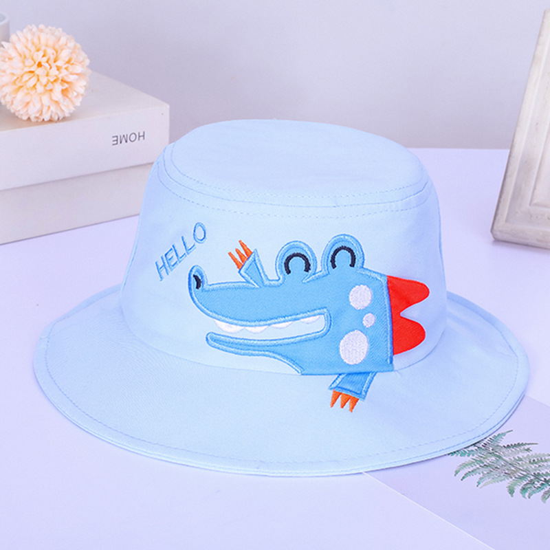 Children's Hat Bucket Hat Cartoon Cute Boys and Girls Spring and Summer Outdoor Sun Hat Sports Breathable Beach Sun Hat