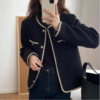 大码法式名媛夹棉外套女春季小香风感小个子夹克胖MM显瘦上衣|ms 大码法式名媛夹棉外套女春季小香风感小个子夹克胖MM显瘦上衣|ms
