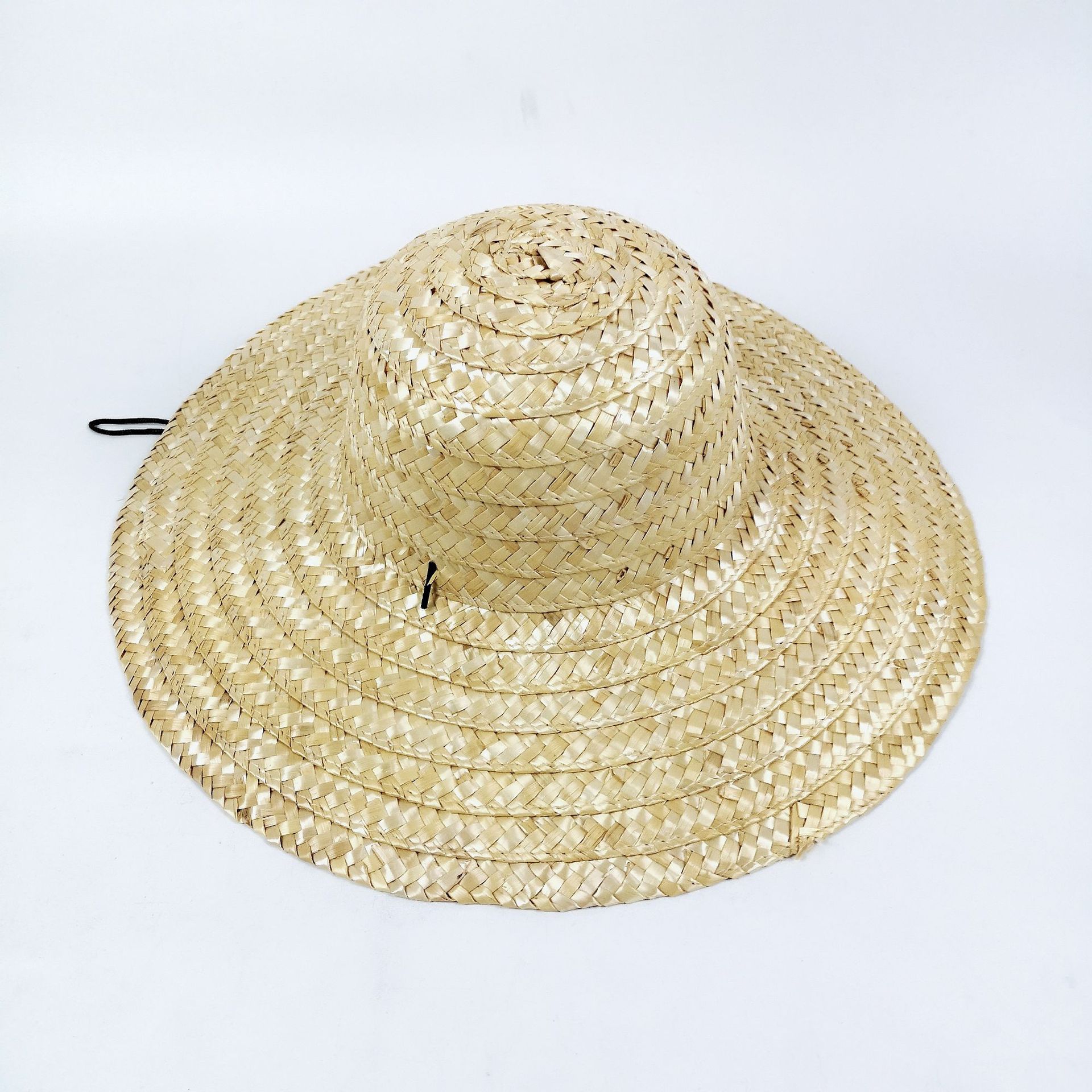 批发供应45草帽小麦杆编织夏季帽子户外遮阳帽十元店日用百货货源