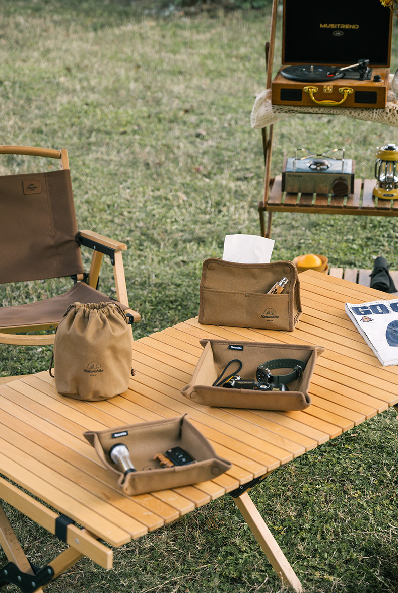 naturehike挪客帆布托盘户外露营野营旅游装备配件日用品收纳盒