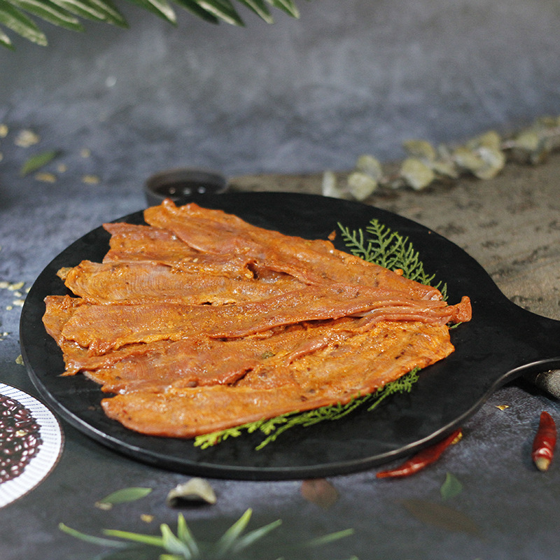 厂家供应 藤椒猪舌烧烤火锅食材 调理腌制猪肉冷冻品食材半成品