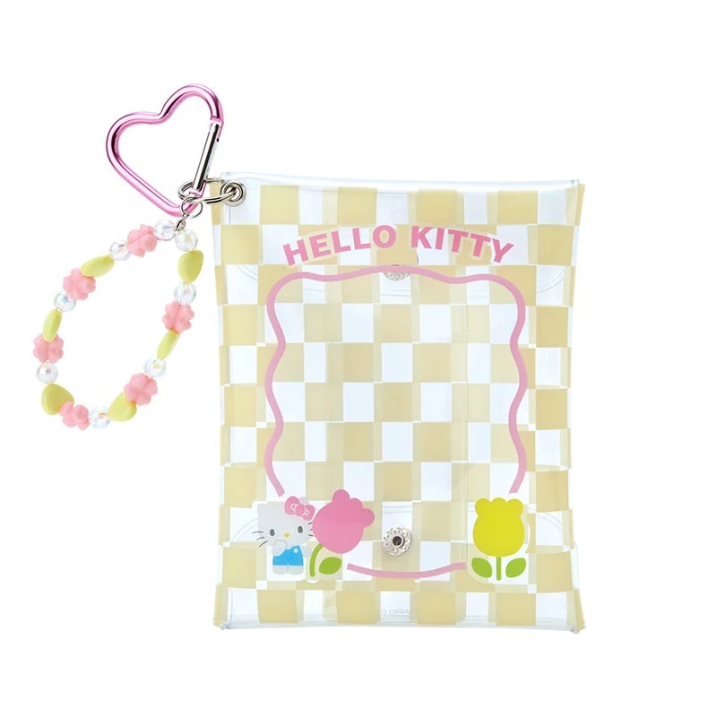 现货日系可爱凯蒂猫 库洛米pvc透明挂袋小包小物收纳包迷你娃娃包