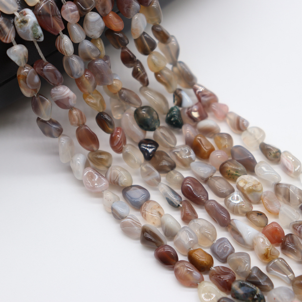 天然波斯湾玛瑙散珠批发 随型半成品 diy手工饰品配件