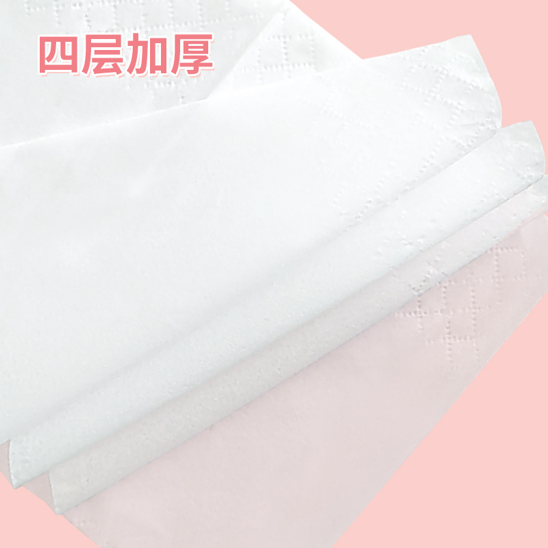 300 Pieces Full Box Paper Extraction One Piece Dropshipping Household Paper Towels 4-Layer Log Facial Tissue Factory Delivery Toilet Paper