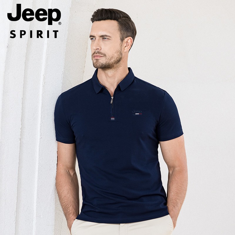 一件代发jeep spirit翻领短袖t恤jptx23625