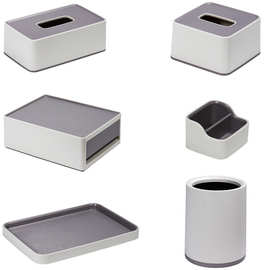 厂家直销酒店客房ABS水壶托盘耗品盒纸巾盒茶叶盒遥控器座垃圾桶