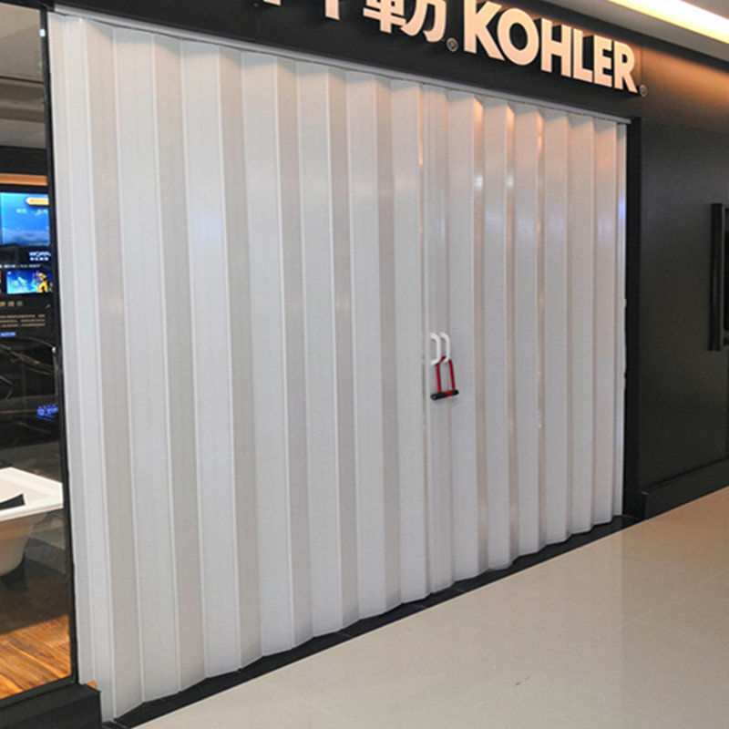隔断墙pvc折叠门室内推拉门厨房开放式轨卫生间阳台商铺隐形移门