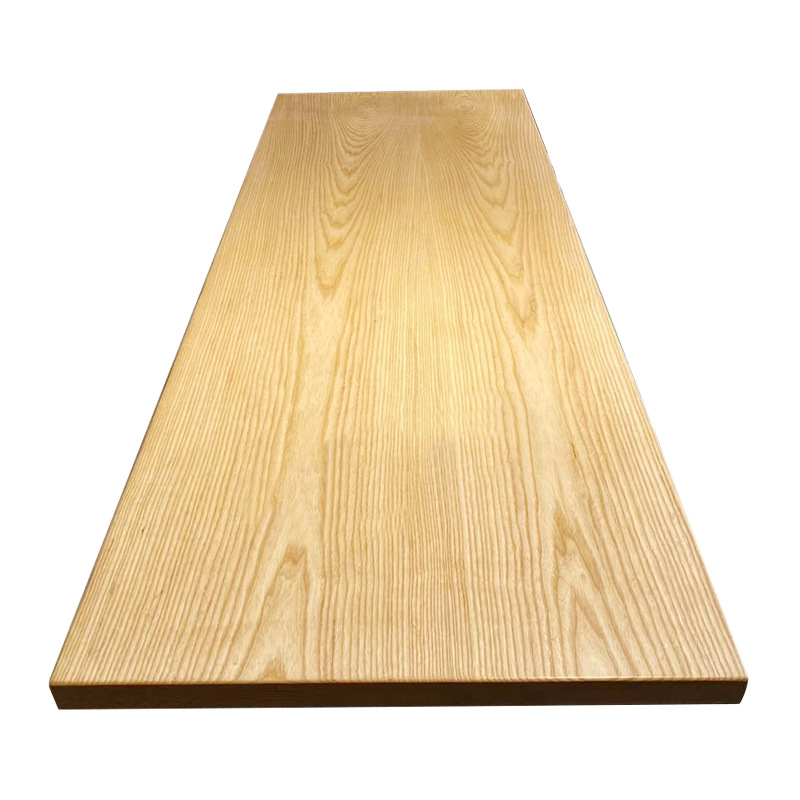 批发白蜡木板桌板水曲柳原木板整板书桌餐桌台面板办公桌实木大板
