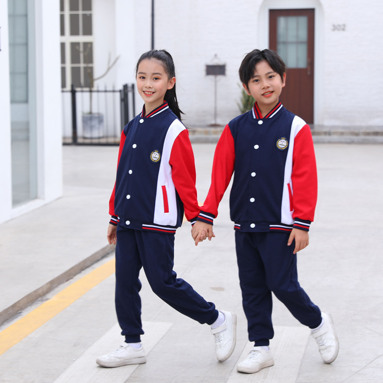 春季新款幼儿园园服四件套小学生校服夏季儿童班服英伦风运动套装