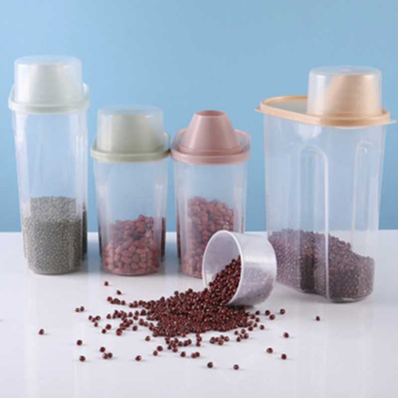 Household Transparent Cereals Storage Tank