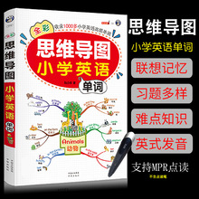 【英式发音可点读】思维导图小学英语单词记背神器小学英语单词词