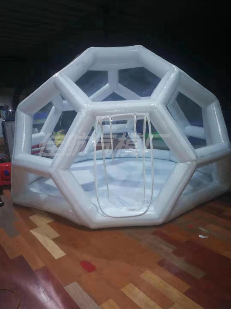 网红透明充气泡泡屋移动球形星空帐篷足球帐篷户外野营名宿度假屋