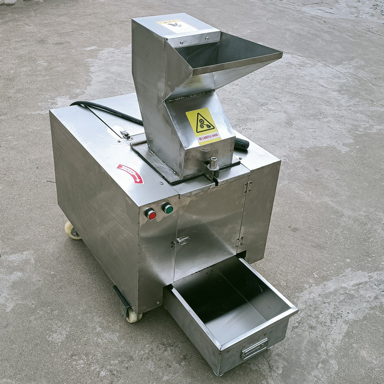 猪牛羊鸡鸭骨头粉碎机 小型移动式大骨头破骨机 304不锈钢碎骨机