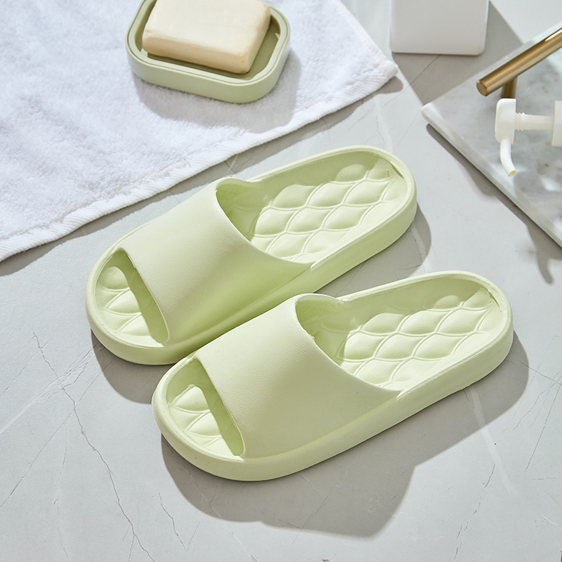 Non-Slip Bathroom Bath Eva Thick Bottom Indoor Home Men's Sandals Home Stool Slippers for Women Summer Outdoor Wear