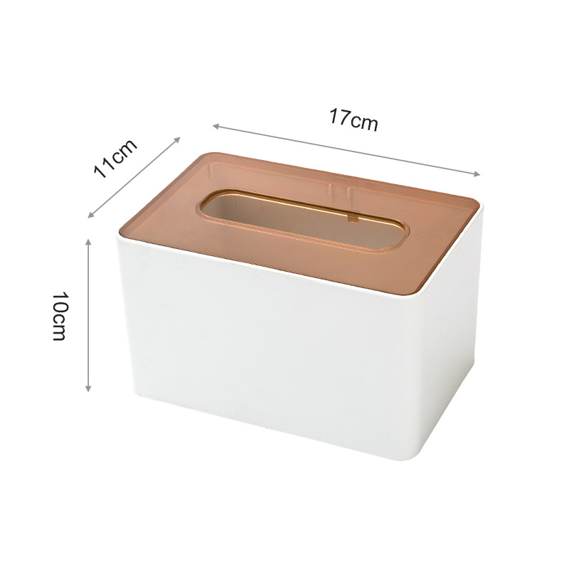 Transparent Punch-Free Wall-Mounted Toilet Tissue Box Household Living Room Tissue Box Lower Hanging Tissue Storage Box 0415