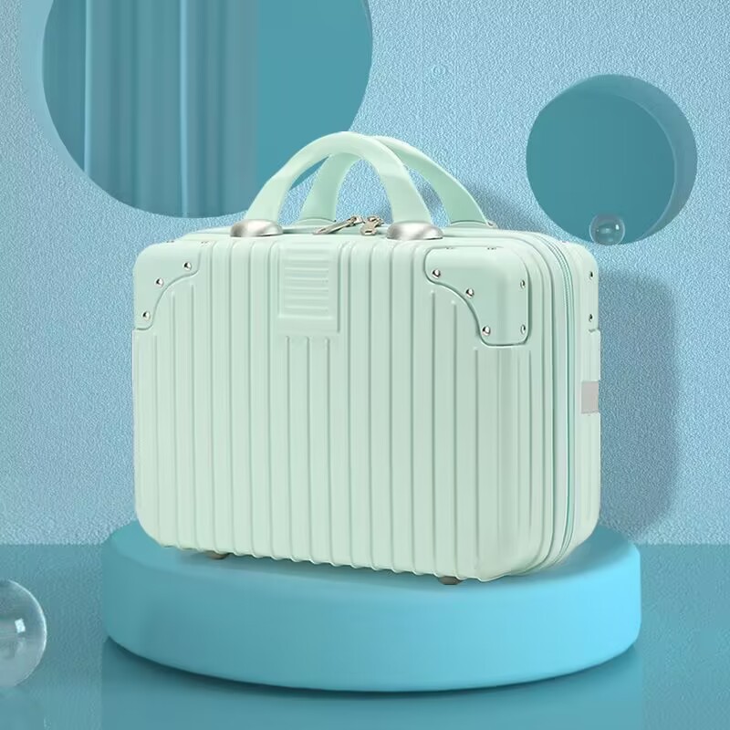 Small Mini Hand Travel Password Suitcase Storage Bag Wholesale 14-Inch Suitcase Gift Box Portable Cosmetic Case