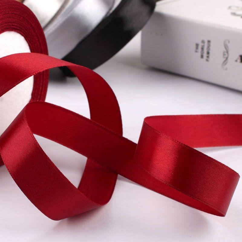 礼盒丝带2cm厘米绸缎彩带结婚礼物包装带子蛋糕烘焙20mm扎亚马逊