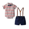 summer new pattern baby Short sleeved Lapel Conjoined Romper rompers suit baby Gentleman Conjoined suit birthday summer new pattern baby Short sleeved Lapel Conjoined Romper rompers suit baby Gentleman Conjoined suit birthday