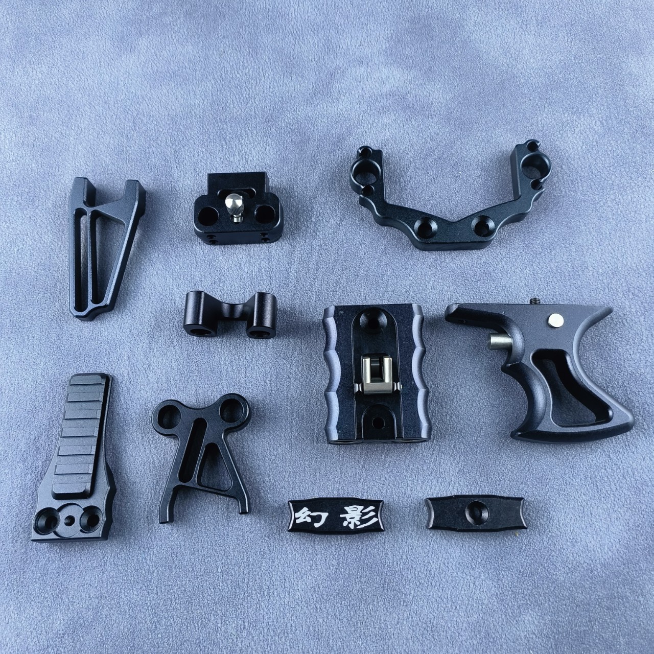 幻影弹弓 12杆光轴75拉距加强长款幻影二代两股扁皮筋弓门弹弓头