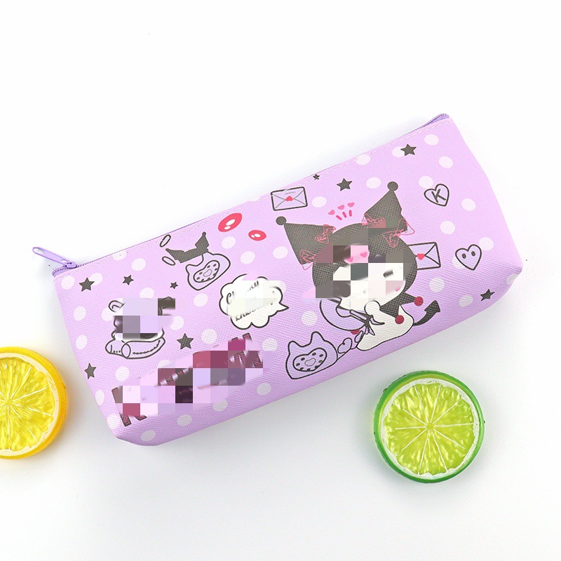 Cartoon Puppy Large Capacity Pencil Case Xiaoku Xiaomei Pu Single Layer Stationery Case Stationery Storage Bag Crane Machine