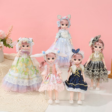 可爱女生洋娃娃玩具儿童学生礼品可搭配搪胶娃娃过家家洛丽塔娃娃